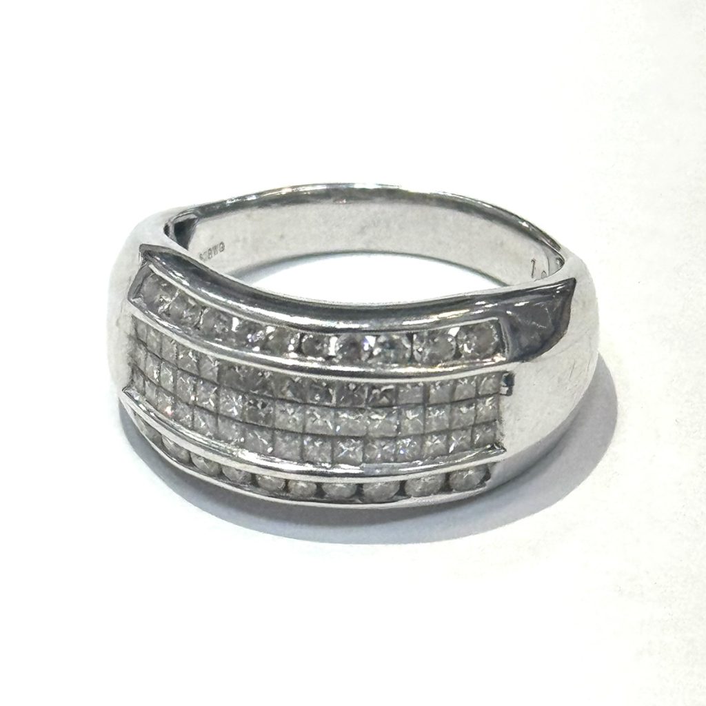 K18WG 18金 ホワイトゴールド 750 リング ダイヤモンド