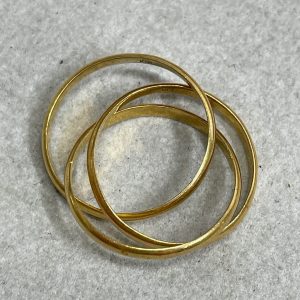 金プラチナの高価買取店| K18三連リングの買取| 取手市白山