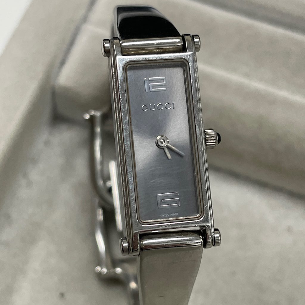 グッチ腕時計高価買取| GUCCI グッチ 腕時計 クオーツ QZ レディース 1500L シルバーの買取 | 千葉県印西市浦幡新田