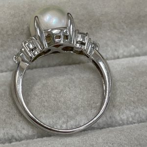 プラチナの高価買取！| pt900真珠付きリングの買取 | 龍ケ崎市長山