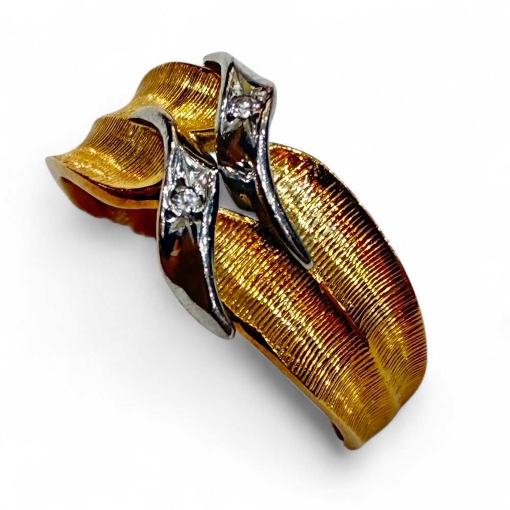 K18/Pt900 コンビ リング