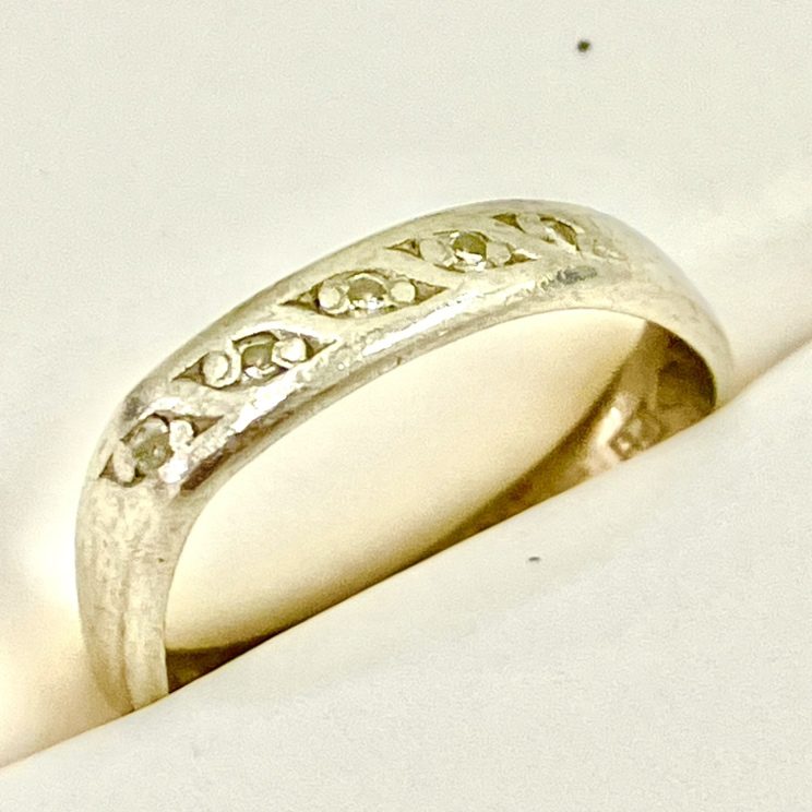 Pt900 メレダイヤリング