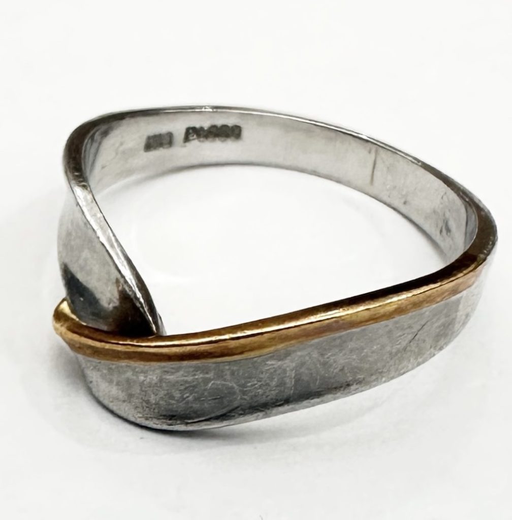 K18　Pt900　リング(18金　プラチナ)