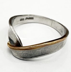 K18　Pt900　リング(18金　プラチナ)