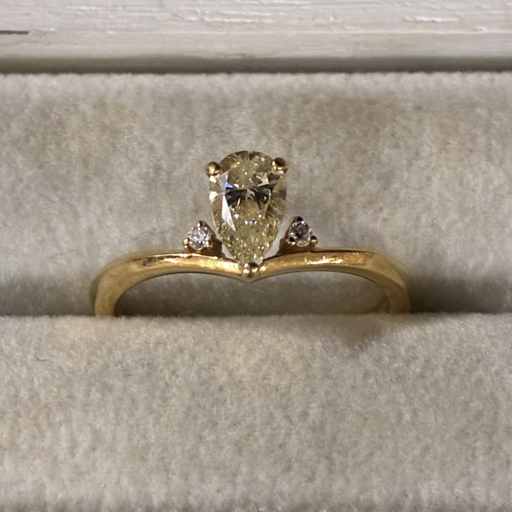 K18(18金) ダイヤモンドリング