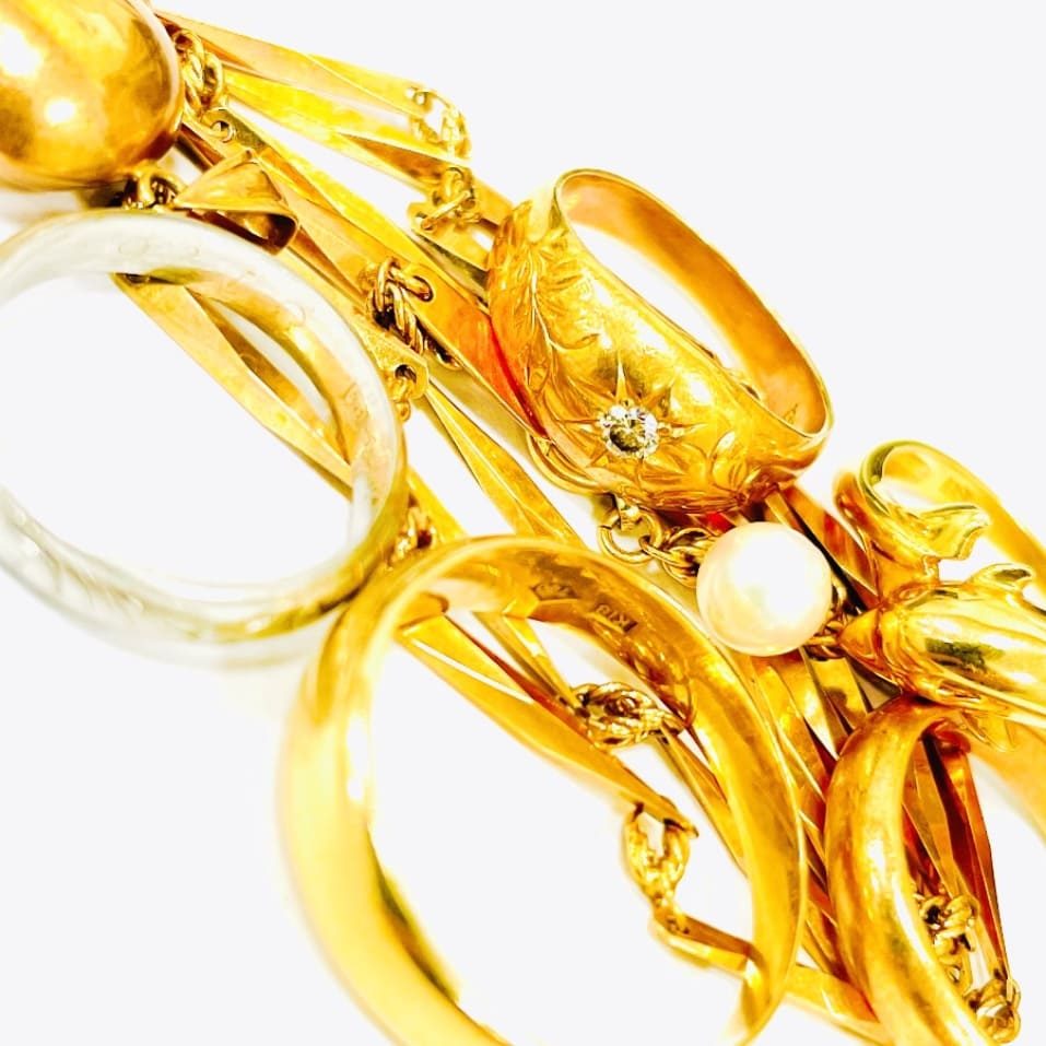 K18 Pt850 金プラチナ リング ネックレス アクセサリーおまとめ