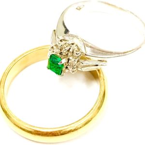 K１８ Pt８５０ 金プラチナリング アクセサリー