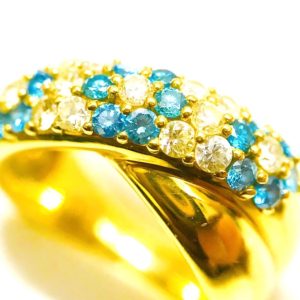 K18 メレダイヤモンド ゴールドリング