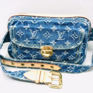 LOUIS VUITTON ルイヴィトン バムバッグ デニム M95347