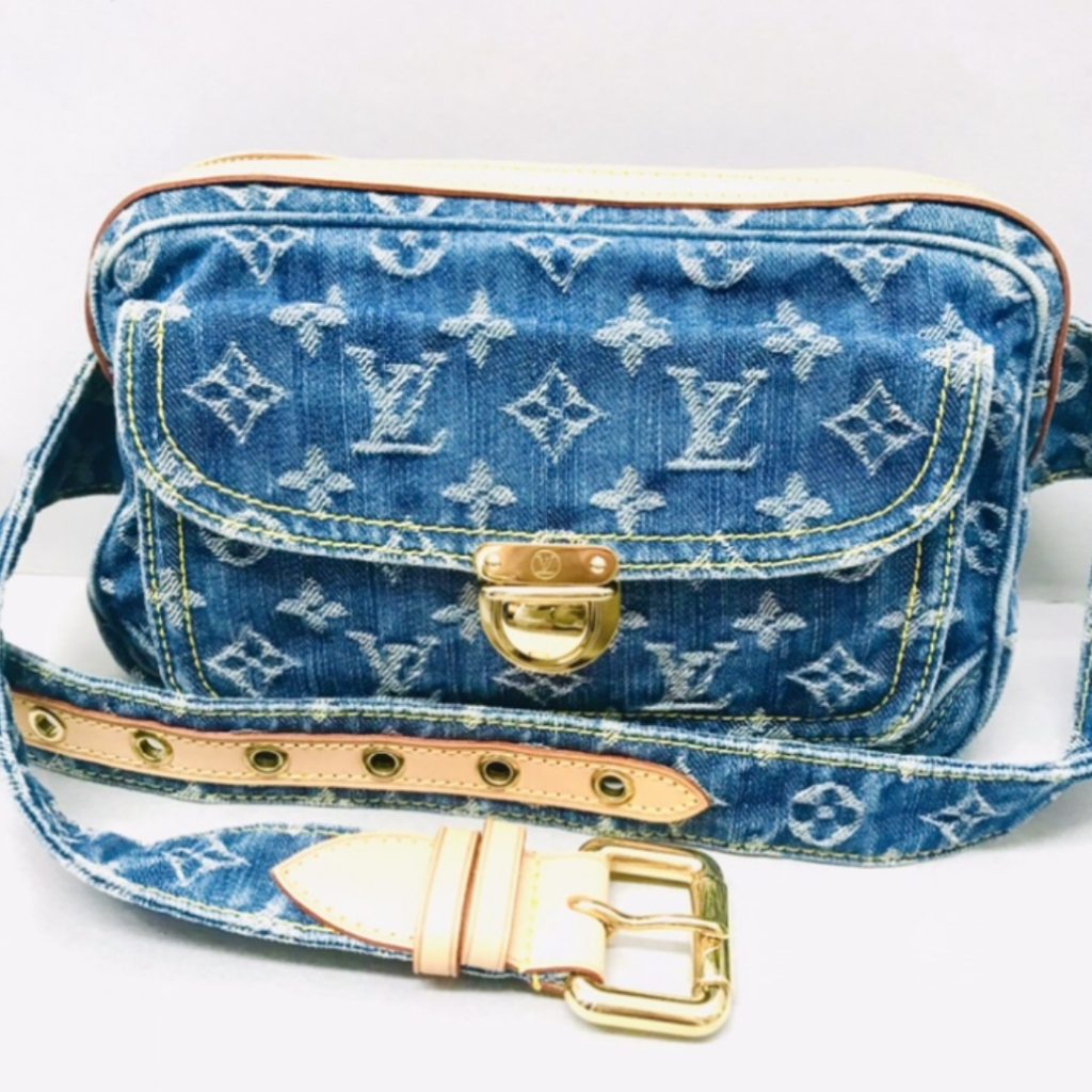 LOUIS VUITTON ルイヴィトン バムバッグ デニム M95347