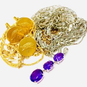 K24 K18 Pt850 アメジスト ネックレス カフス アクセサリーおまとめ