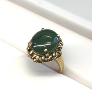 K18（18金）翡翠リング