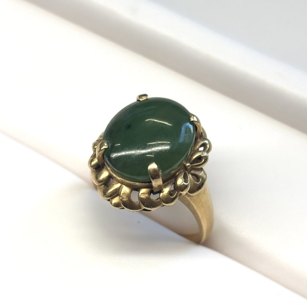 K18（18金）翡翠リング