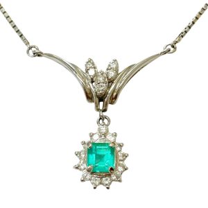 Pt850 プラチナ エメラルド リング 指輪 アクセサリー 買取