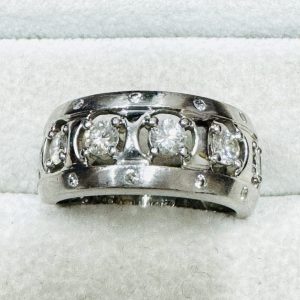 Pt850 プラチナ850 リング メレダイヤ ジュエリー　山形市