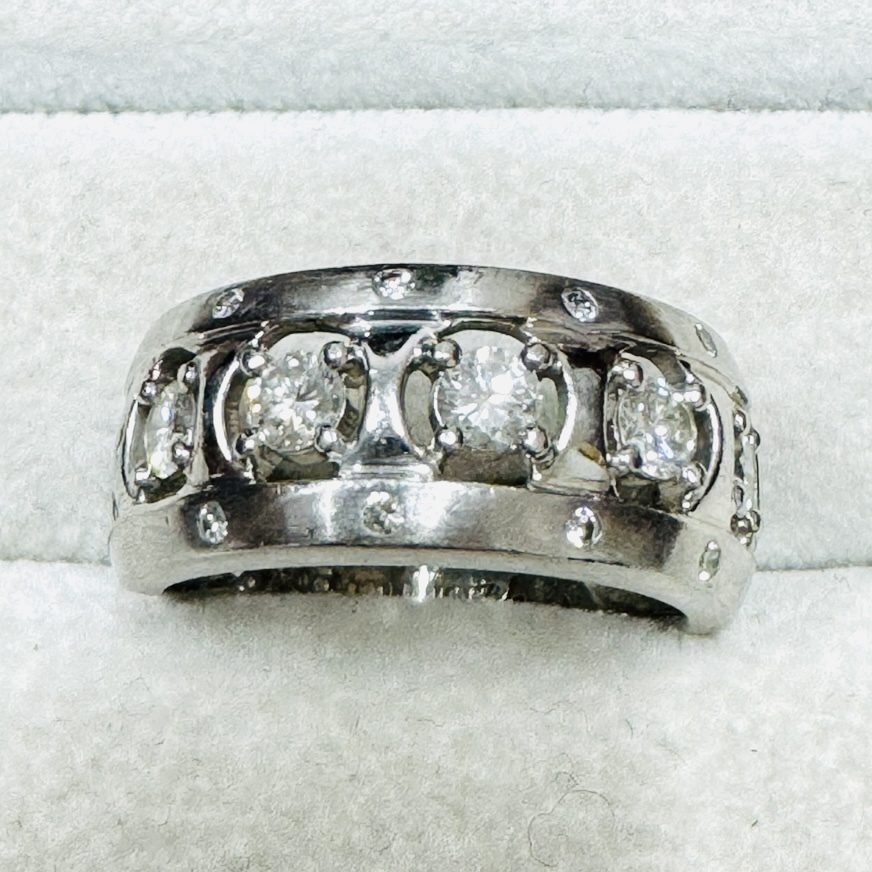 Pt850 プラチナ850 リング メレダイヤ ジュエリー　山形市