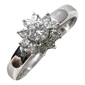 Pt900 ダイヤモンド リング アクセサリー 指輪 買取