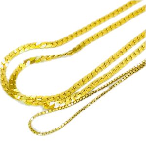 K18（18金） ネックレス2本