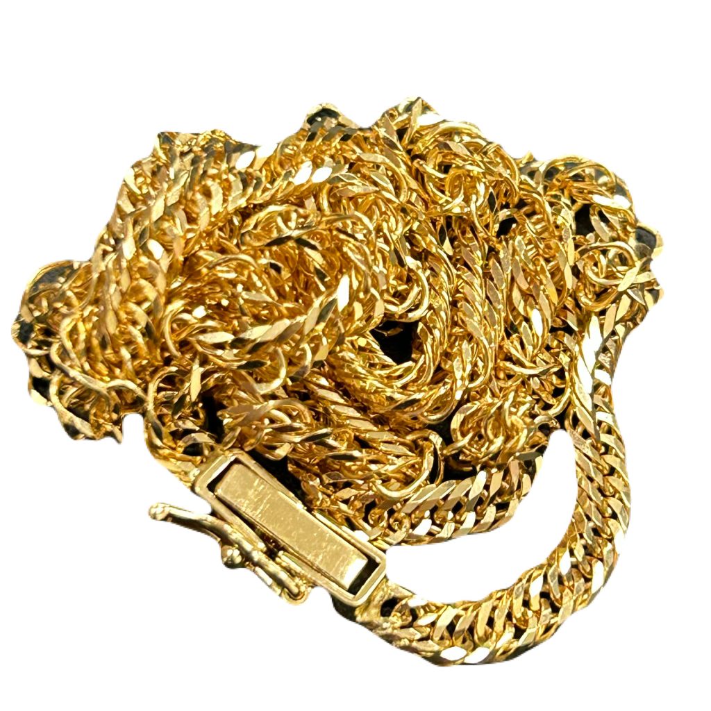 K18  18金　金　地金　ネックレス　アクセサリー　喜平ネックレス