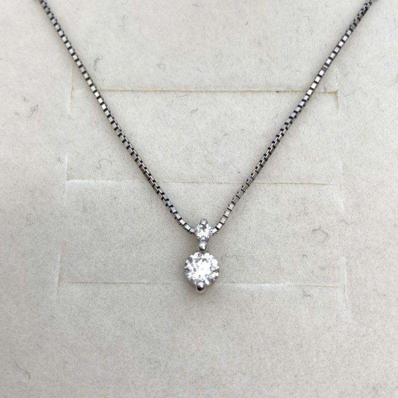 プラチナ850（Pt850）ダイヤモンドネックレス｜伊勢崎市連取元町