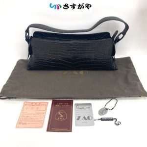 ZAO クロコダイル ワンショルダーバッグ