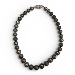 K14WG（14金ホワイトゴールド）パールネックレス（全長44cm）