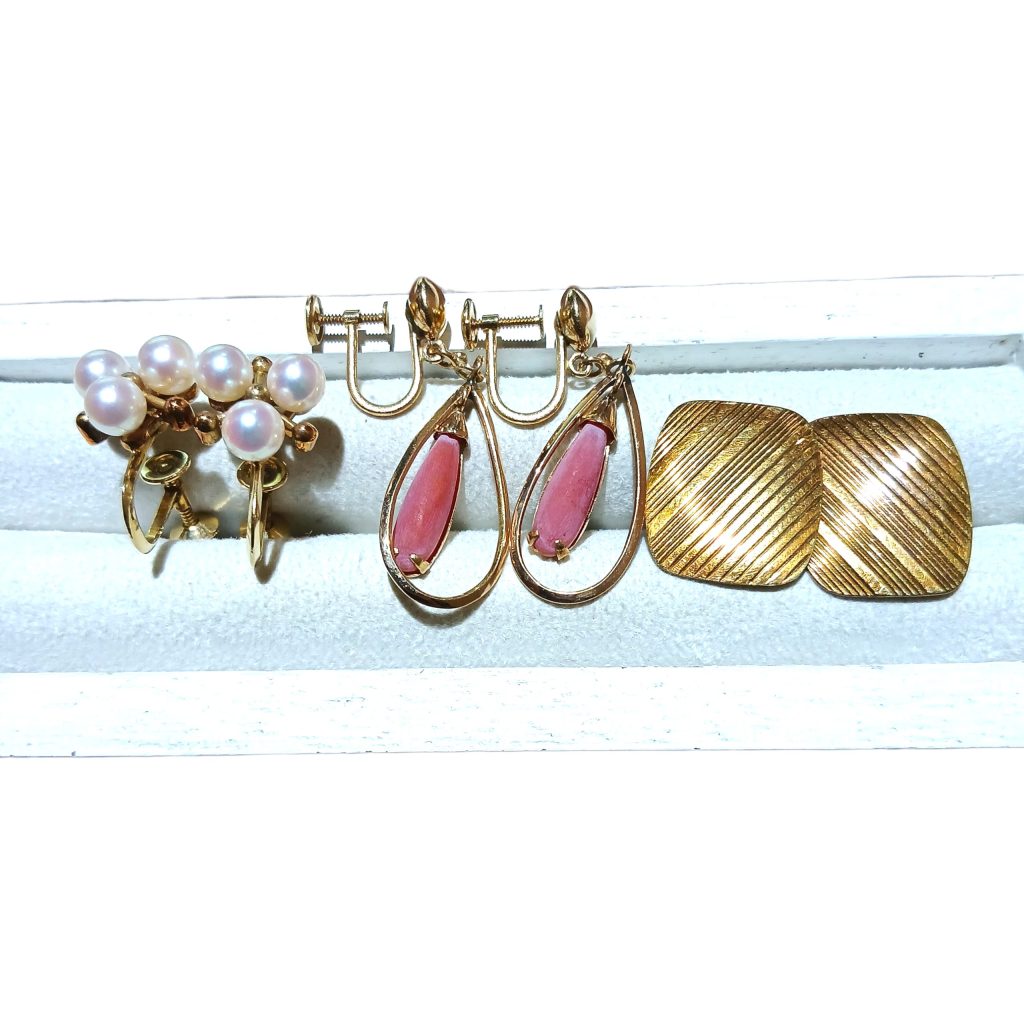 【K14まとめ】14金・イヤリング・カフス・貴金属・アクセサリー