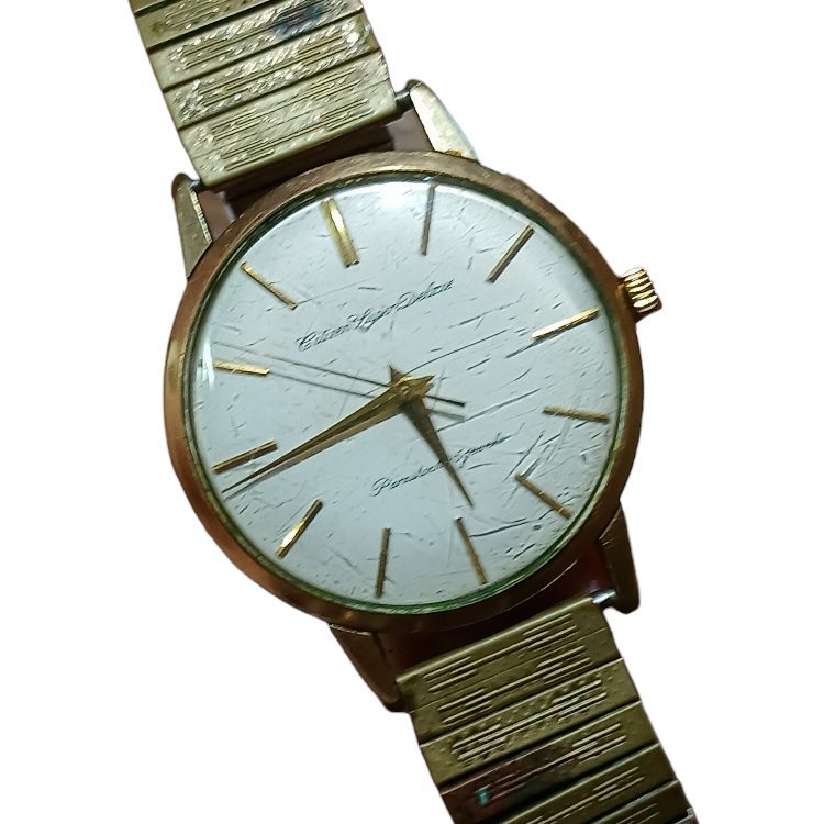 【K14時計】14金・クォーツ時計