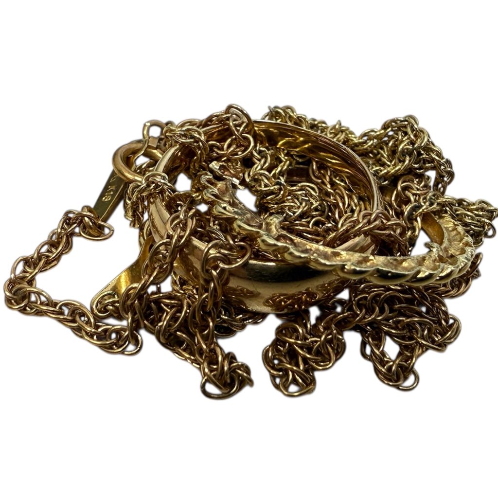 K18(18金 750) リング ネックレスなど おまとめ