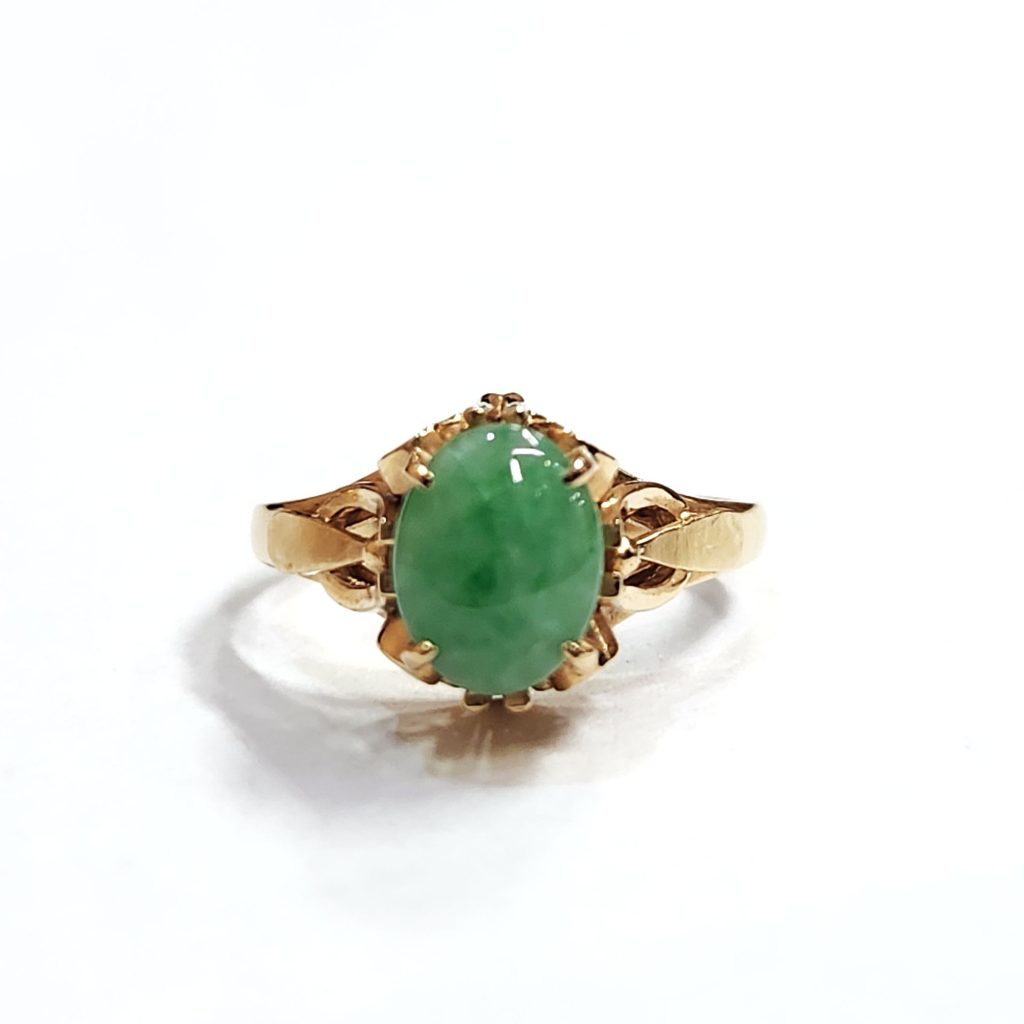 18金 (K18) リング 翡翠 ジュエリー 指輪 | 根室市花園町