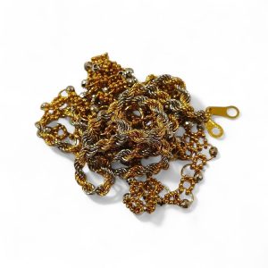 【K18&Pt850 ネックレス/18金・プラチナ850・貴金属・アクセサリー・メンズ・レディース】