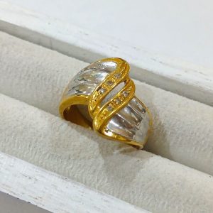 【K18Pt900リング】18金・プラチナ900・メレダイヤモンド・貴金属・アクセサリー・指輪