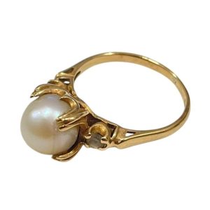 K18　パールリング