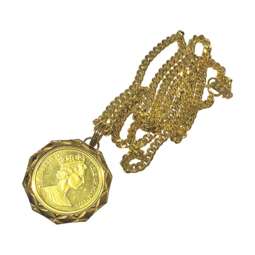 【K24K18コインネックレス】24金・18金・貴金属・アクセサリー・ジュエリー