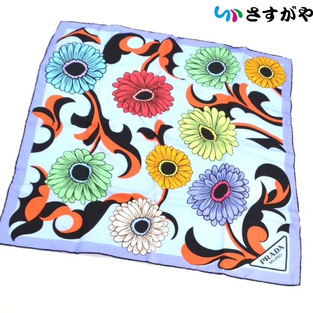 PRADA プラダ スカーフ シルク ブランド