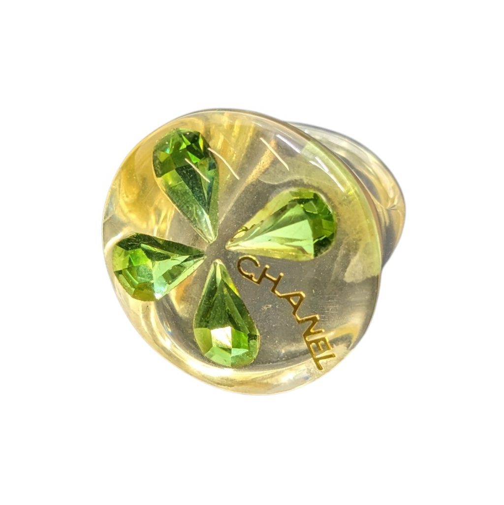 シャネル ヴィンテージリング クローバーモチーフ