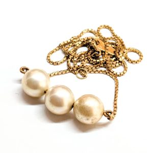 K18 18金 ネックレス パール