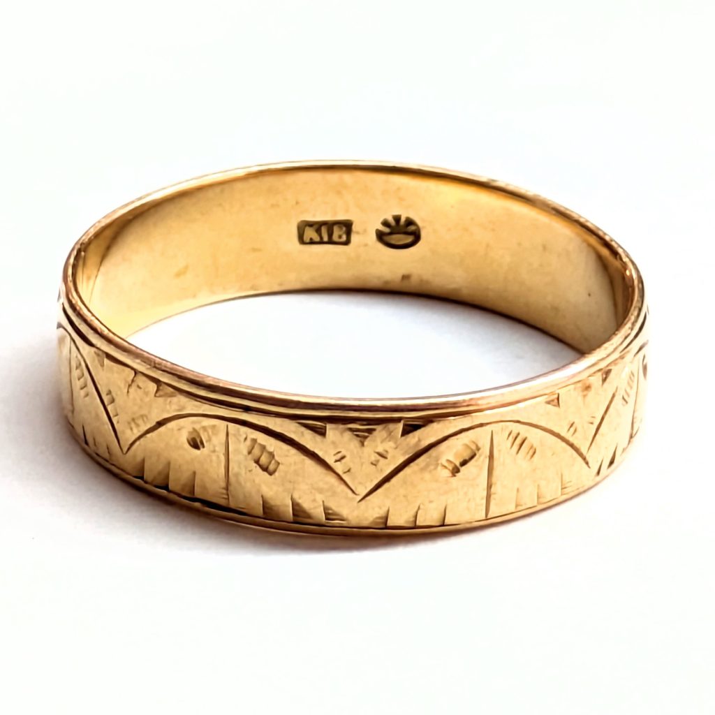 K18 18金 リング 指輪
