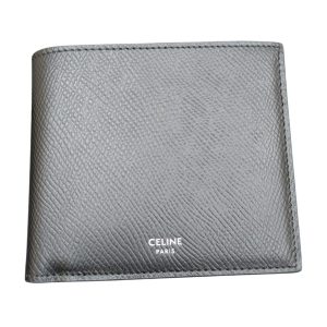 CELINE セリーヌ グレインスキン製バイフォールドウォレット 二つ折り財布