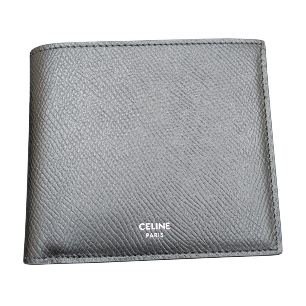 CELINE セリーヌ グレインスキン製バイフォールドウォレット 二つ折り財布