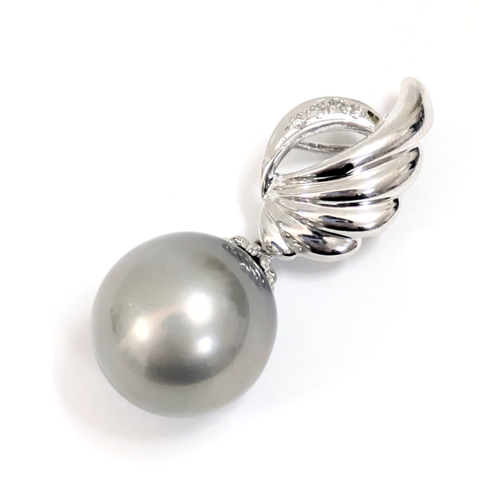 Pt900 プラチナ トップ 真珠