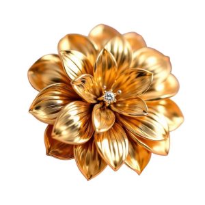 K18(18金)ブローチ