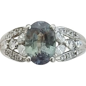 Pt900 プラチナ900 アレキサンドライト リング　札幌市 東区 元町