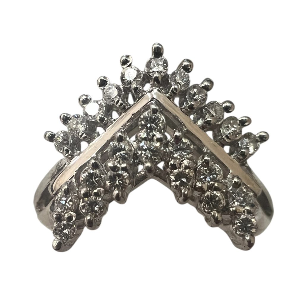 Pt900 ダイヤモンド付　リング