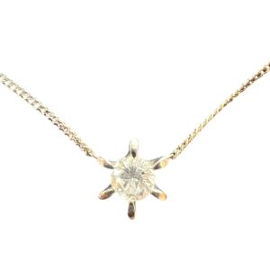 Pt900 (プラチナ900) ネックレス 宝石付き 貴金属