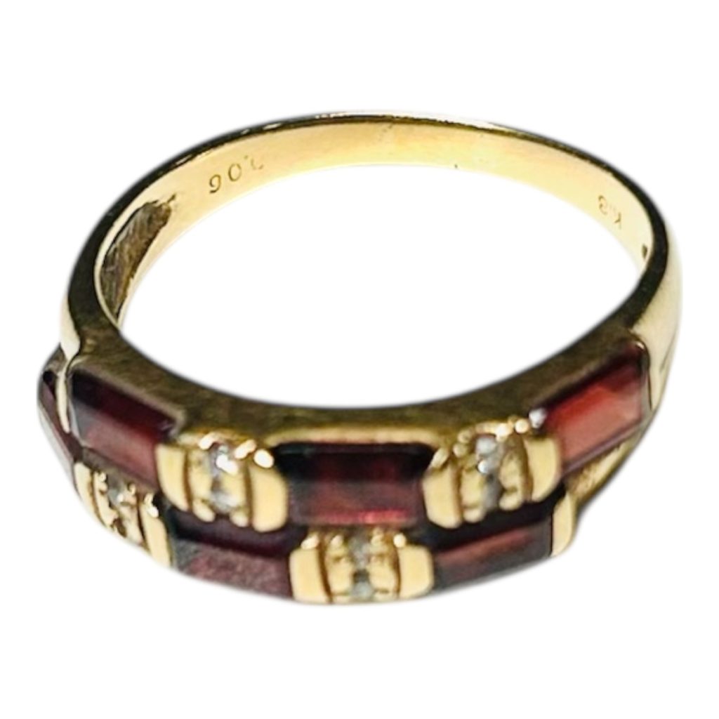 K18 リング 石付