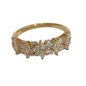 K18　18金　ダイヤモンドリング