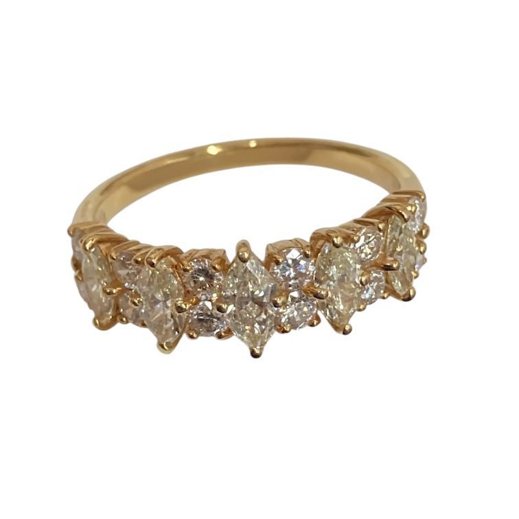 K18　18金　ダイヤモンドリング