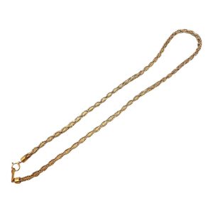 K18/Pt900 ハーフ ネックレス 石なし 札幌市手稲区