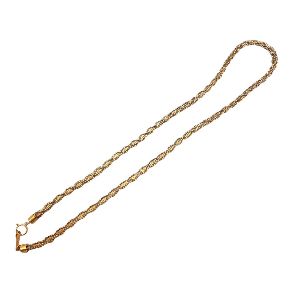 K18/Pt900 ハーフ ネックレス 石なし 札幌市手稲区